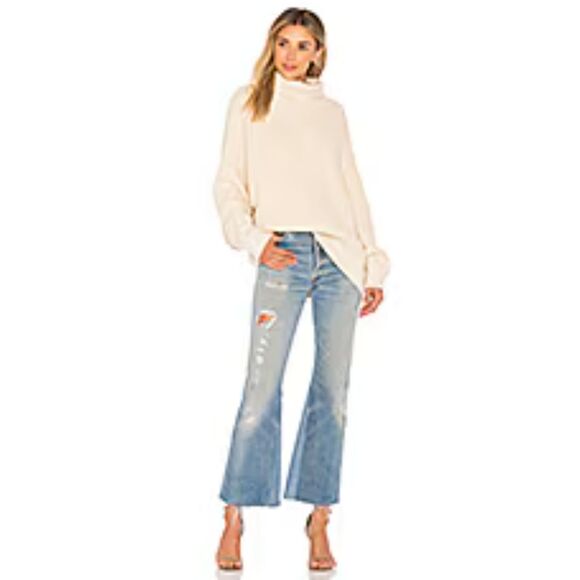 Free People Swim Too Deep Pullover Sweater Ivory Women’s Small - Picture 1 of 11